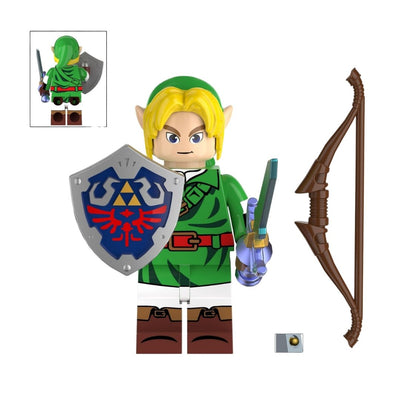Figura Tipo Lego Link Espada Y Arco - The Legend Of Zelda / REPLICA
