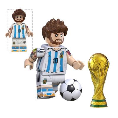 Figura Tipo Lego Lionel Messi (Argentina) / REPLICA