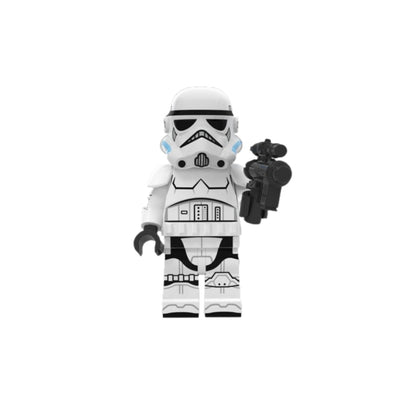 Figura Tipo Lego Stormtrooper Imperial Con Blaster - Star Wars
