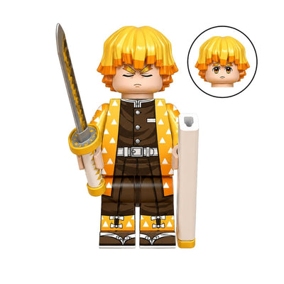 Figura Tipo Lego Zenitsu - Demon Slayer / REPLICA