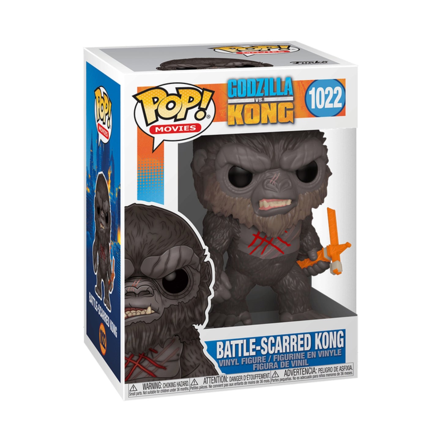 Funko Pop Batle Scarred Kong #1022 - Godzilla Vs Kong