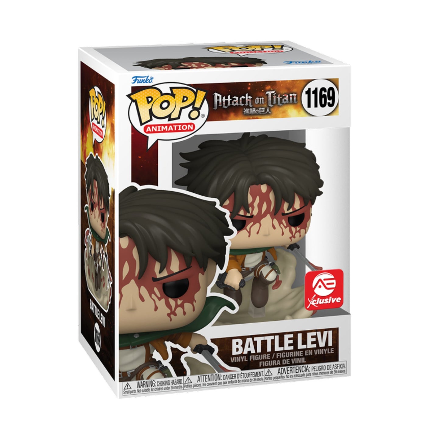 Funko Pop Battle Levi #1169 AE Exclusive - Attack On Titan