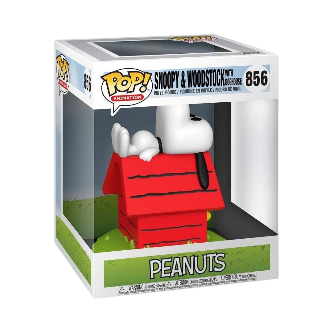 Funko Pop Deluxe Snoopy On Doghouse #856 - Peanuts