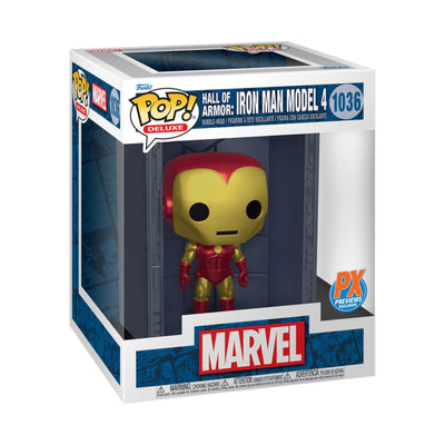 Funko Pop Hall Of Armor Iron Man Model 4 #1036 Px Exclusive - Marvel