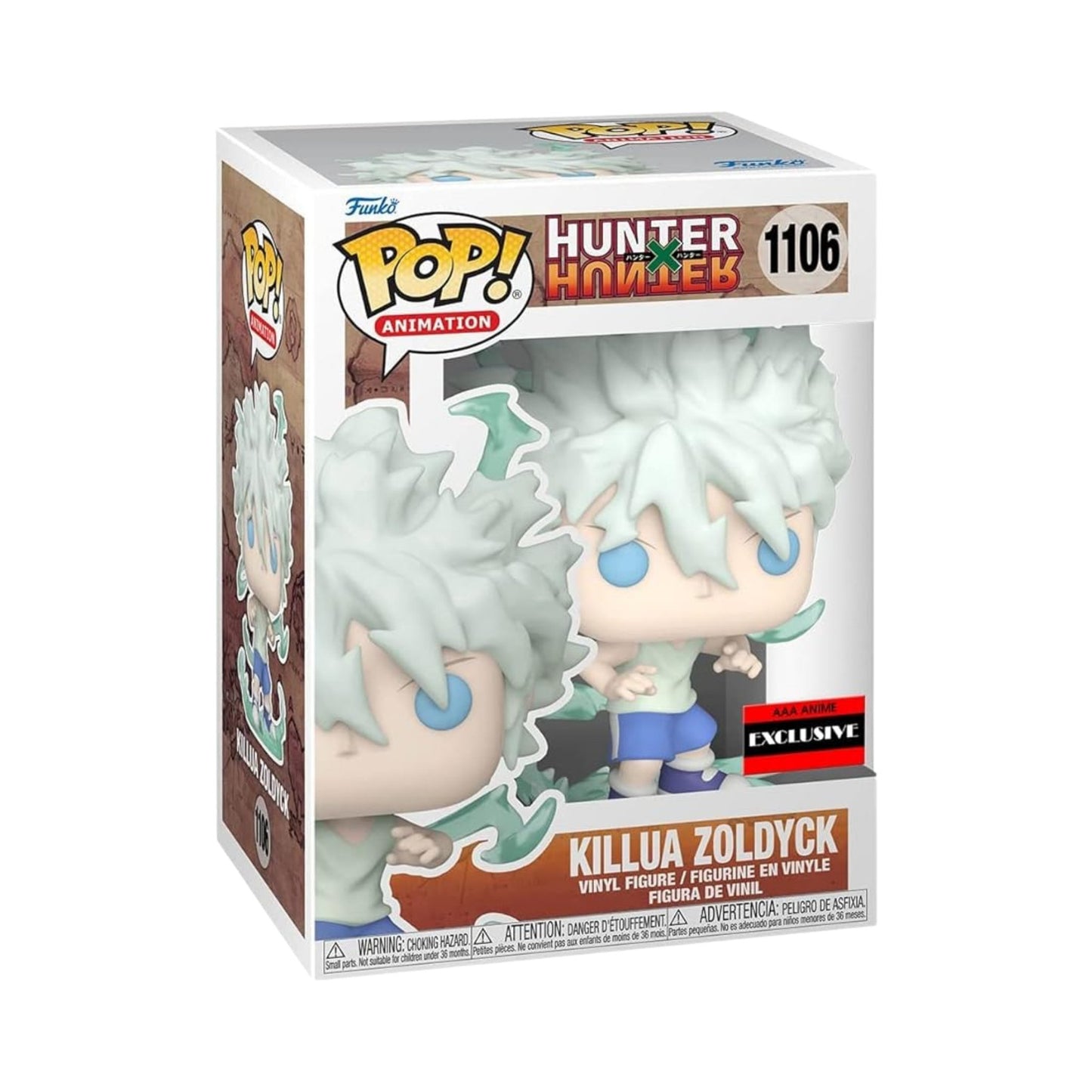 Funko Pop Killua Zoldyck AAA Anime Exclusive #1106 - Hunter x Hunter