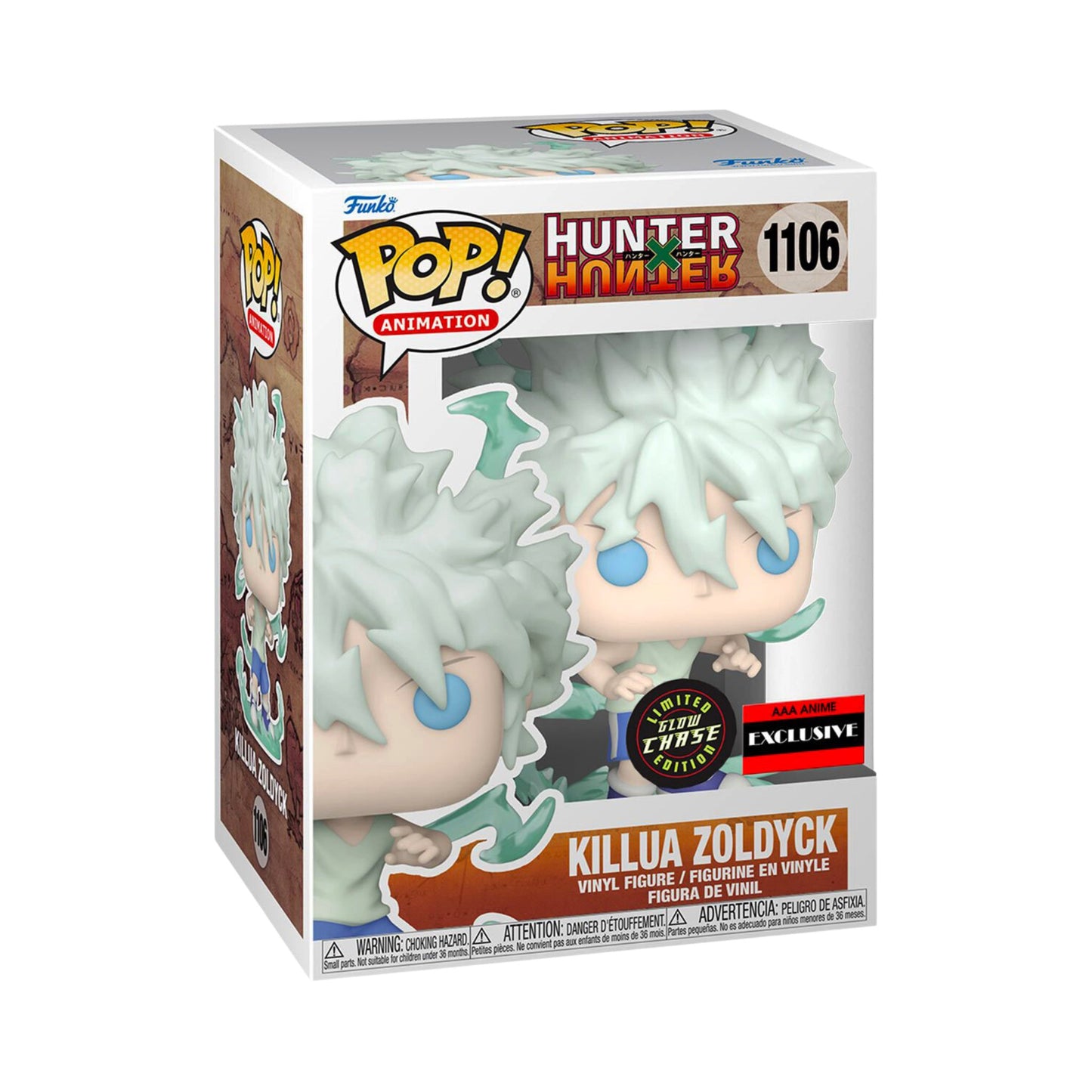 Funko Pop Killua Zoldyck AAA Anime Exclusive #1106 - Hunter x Hunter