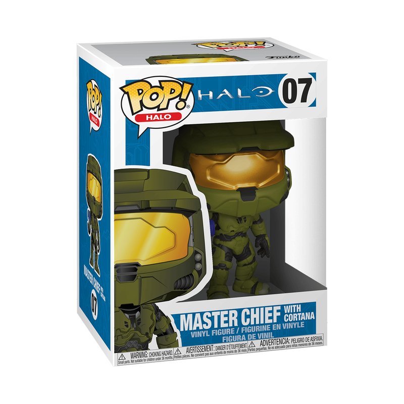 Funko Pop Master Chief With Cortana - Halo #07/CAJA DAÑADA