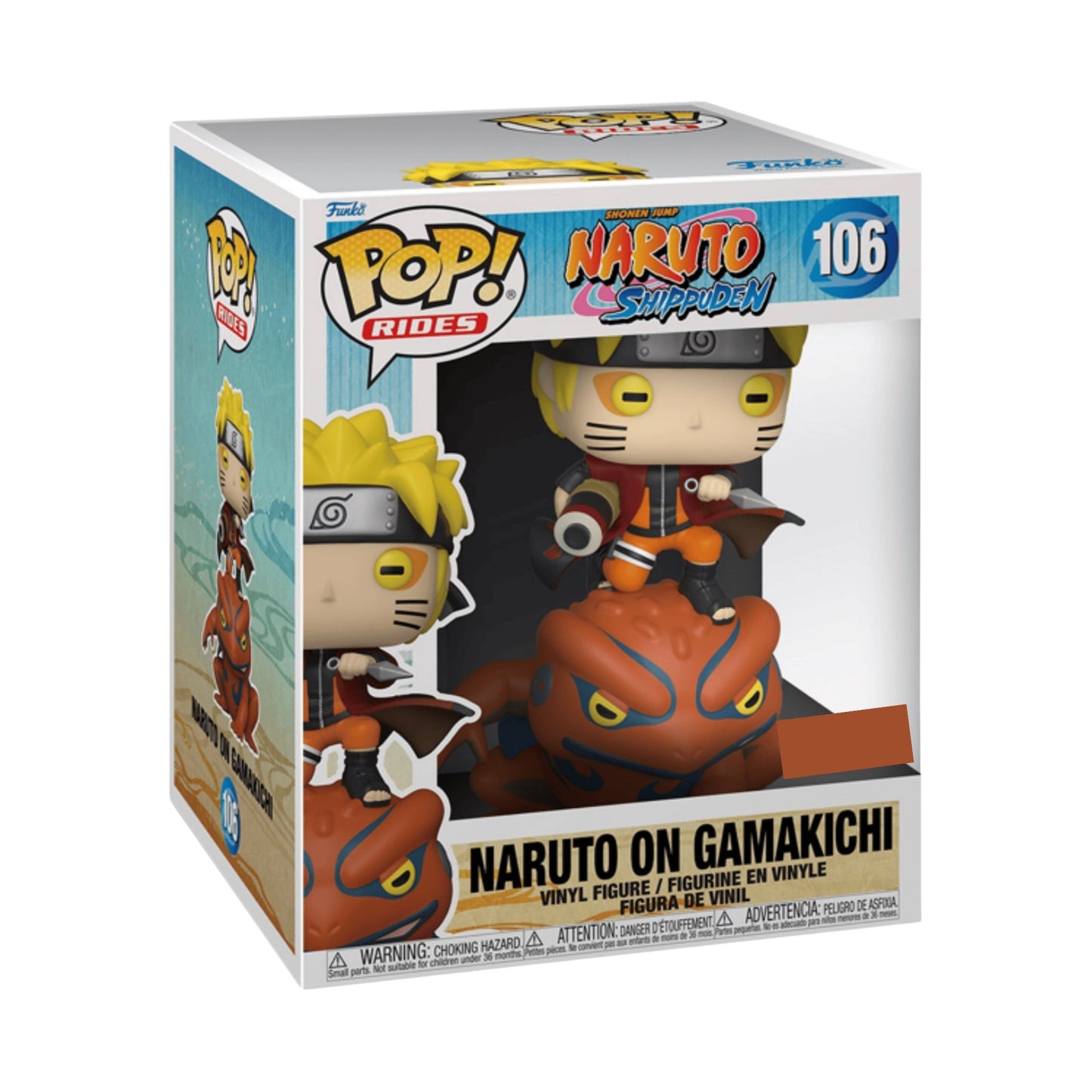Funko Pop Naruto On Gamakichi #106 Special Edition - Naruto