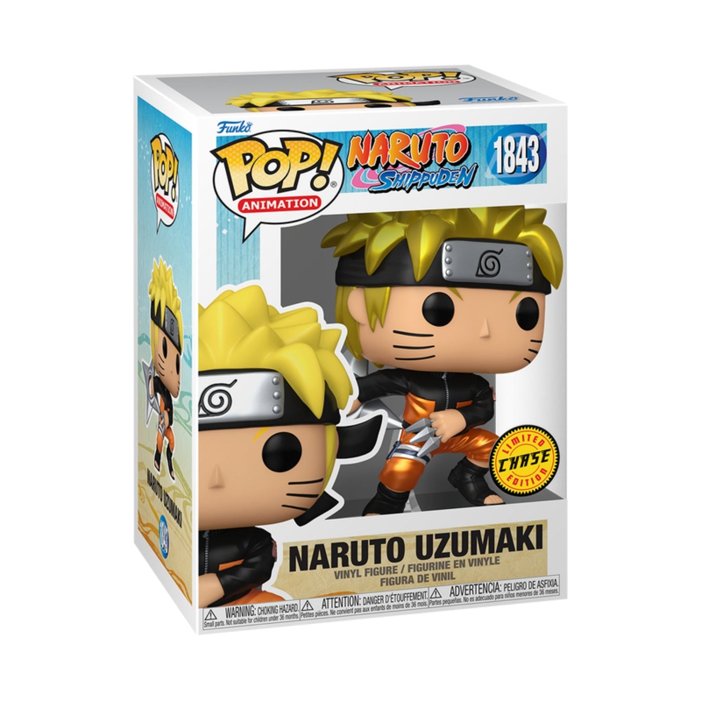 Funko Pop Naruto Uzumaki Whit Shuriken #1843 - Naruto
