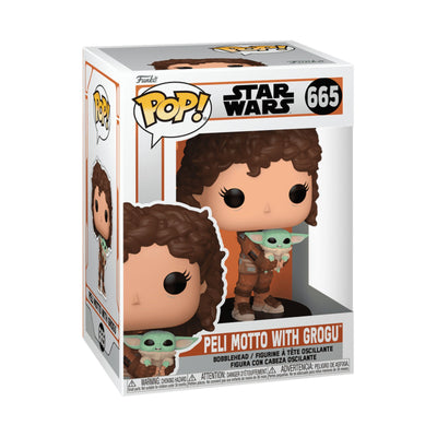 Funko Pop Peli Motto With Grogu #665 - Star Wars The Mandalorian
