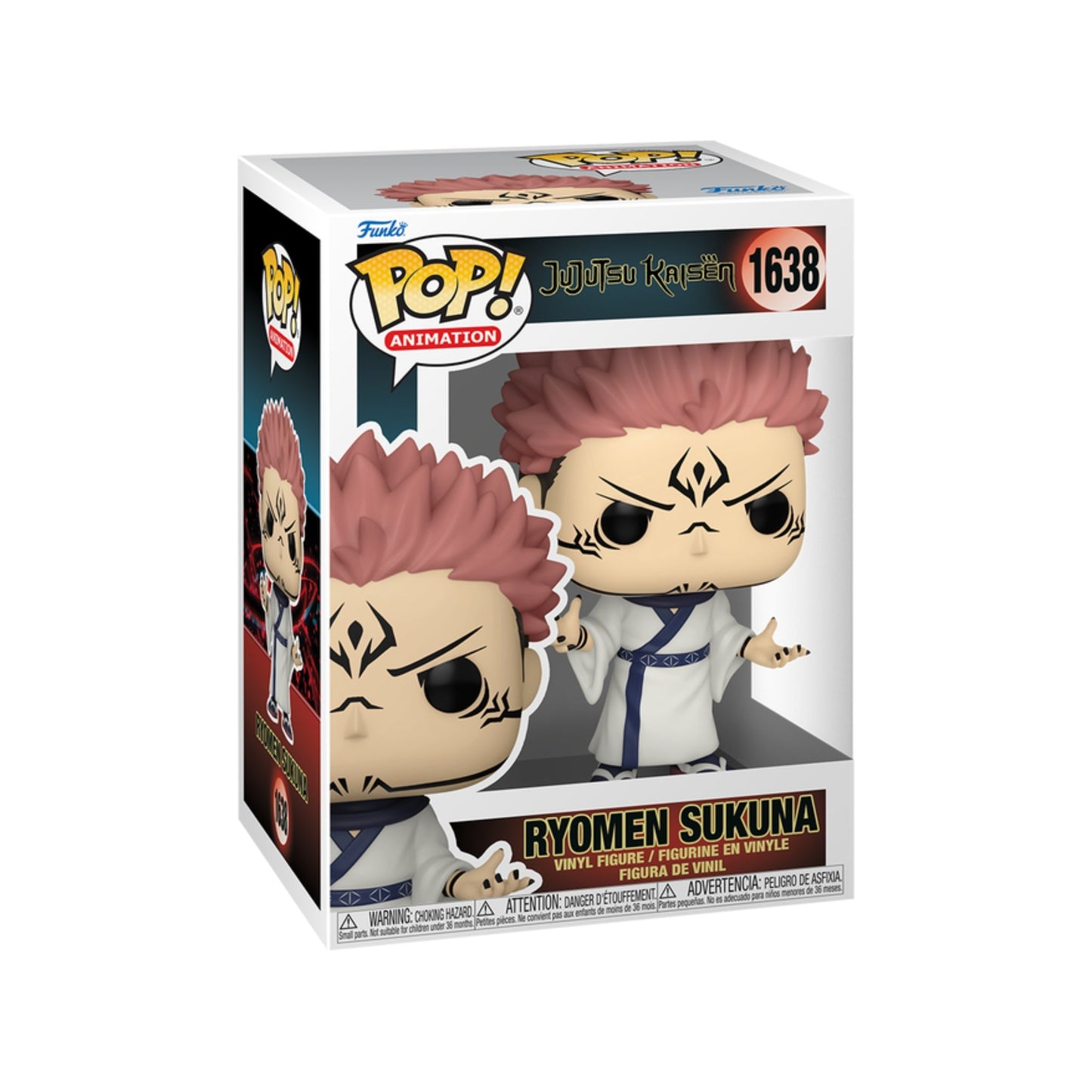 Funko Pop Ryomen Sukuna #1638 - Jujutsu Kaisen / CAJA DAÑADA