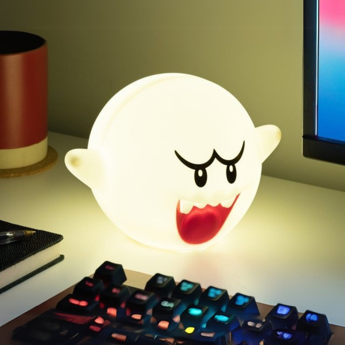 Lámpara Boo - Súper Mario