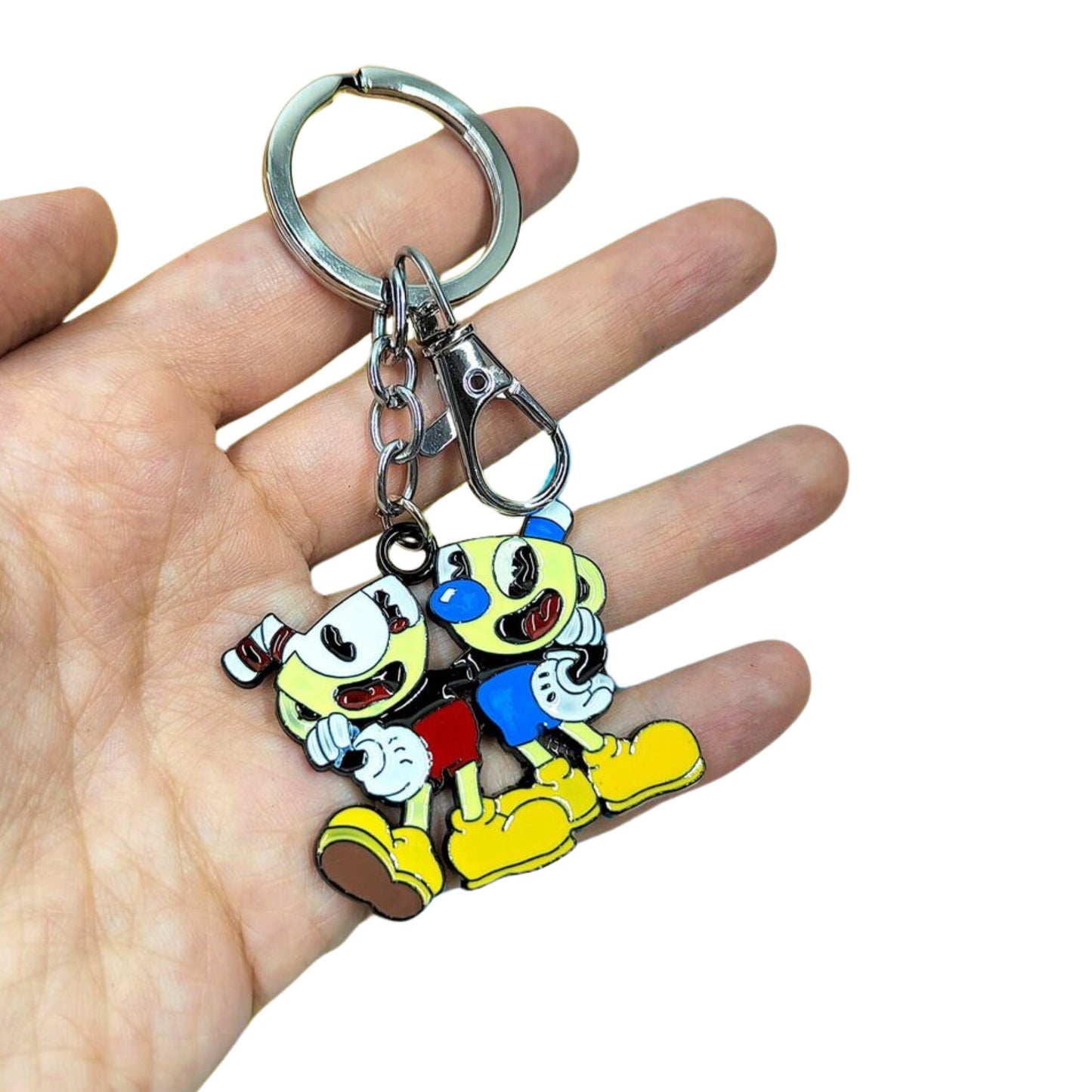 Llavero Cuphead Y Mugman - Cuphead