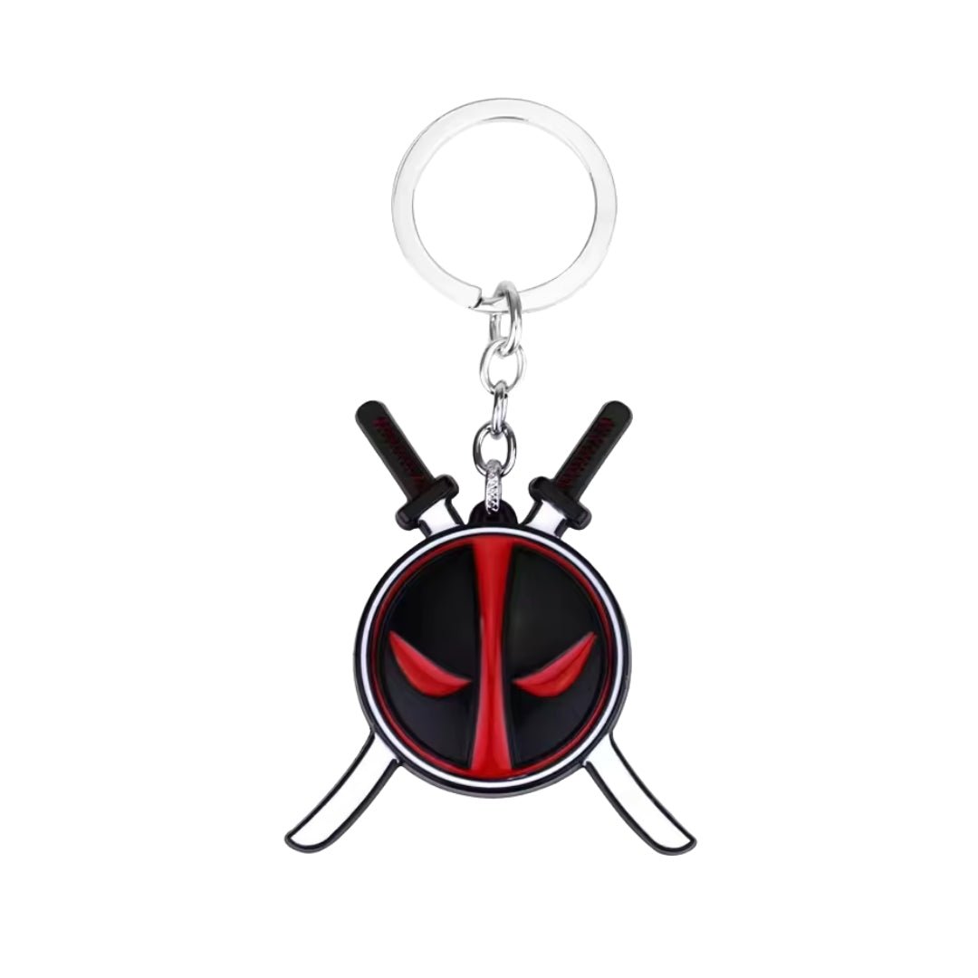 Llavero Deadpool Con Espadas - Marvel