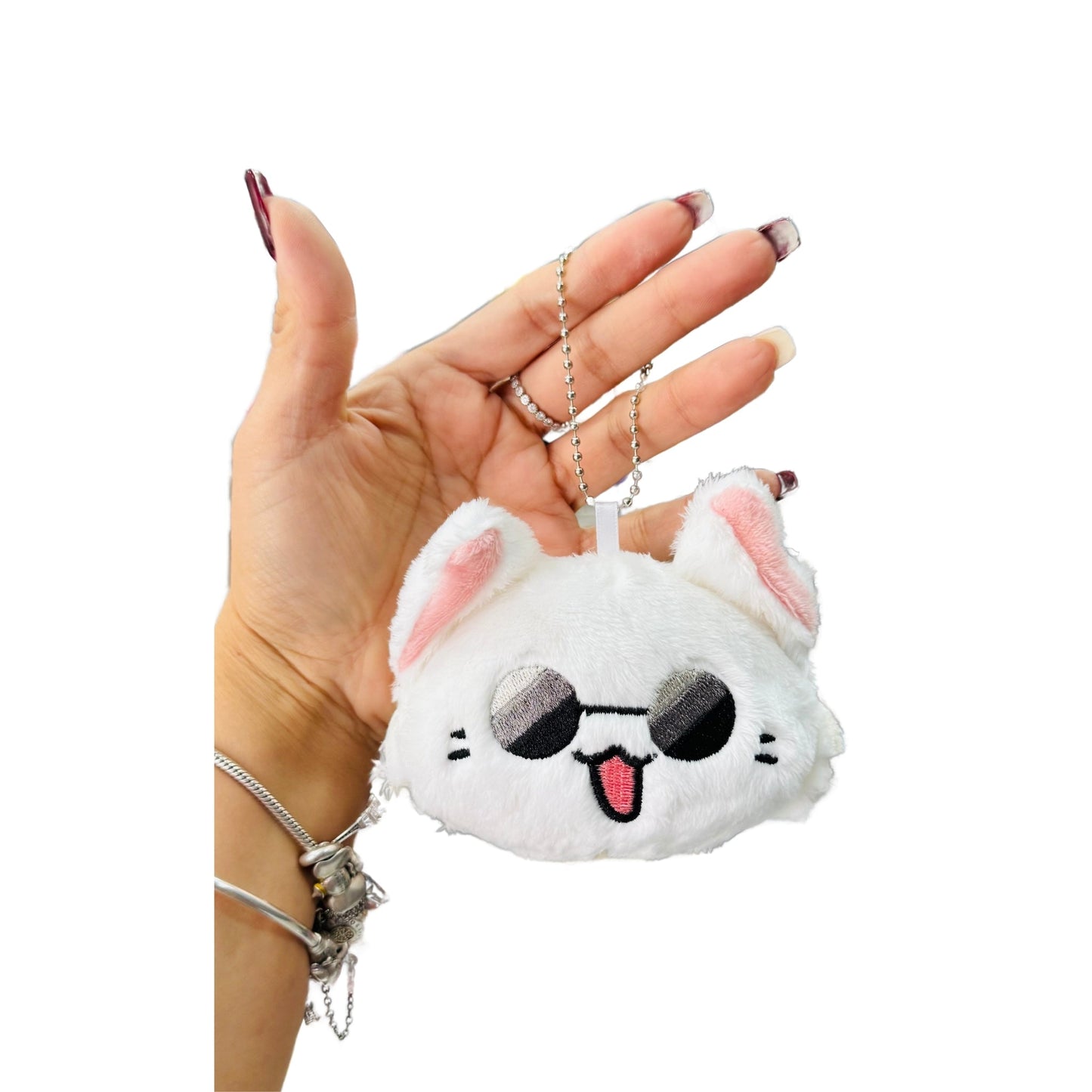 Llavero Peluche Gojo Version Gato - Jujutsu Kaisen