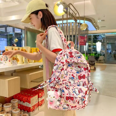 Mochila Hello Kitty Rosa (Lazo) - Sanrio