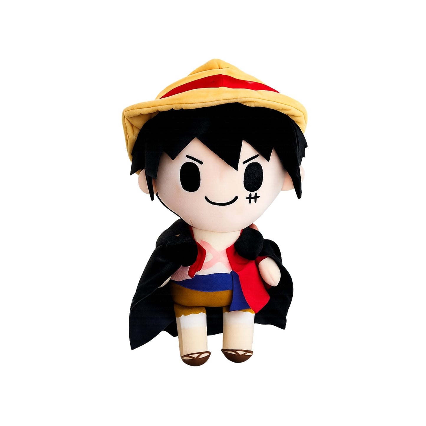 Peluche Luffy Con Capa - One Piece / NO OFICIAL