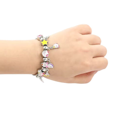Pulsera Con Charms Kirby Plateada - Nintendo