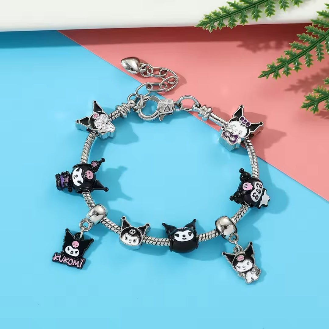 Pulsera Con Charms Kuromi - Kuromi