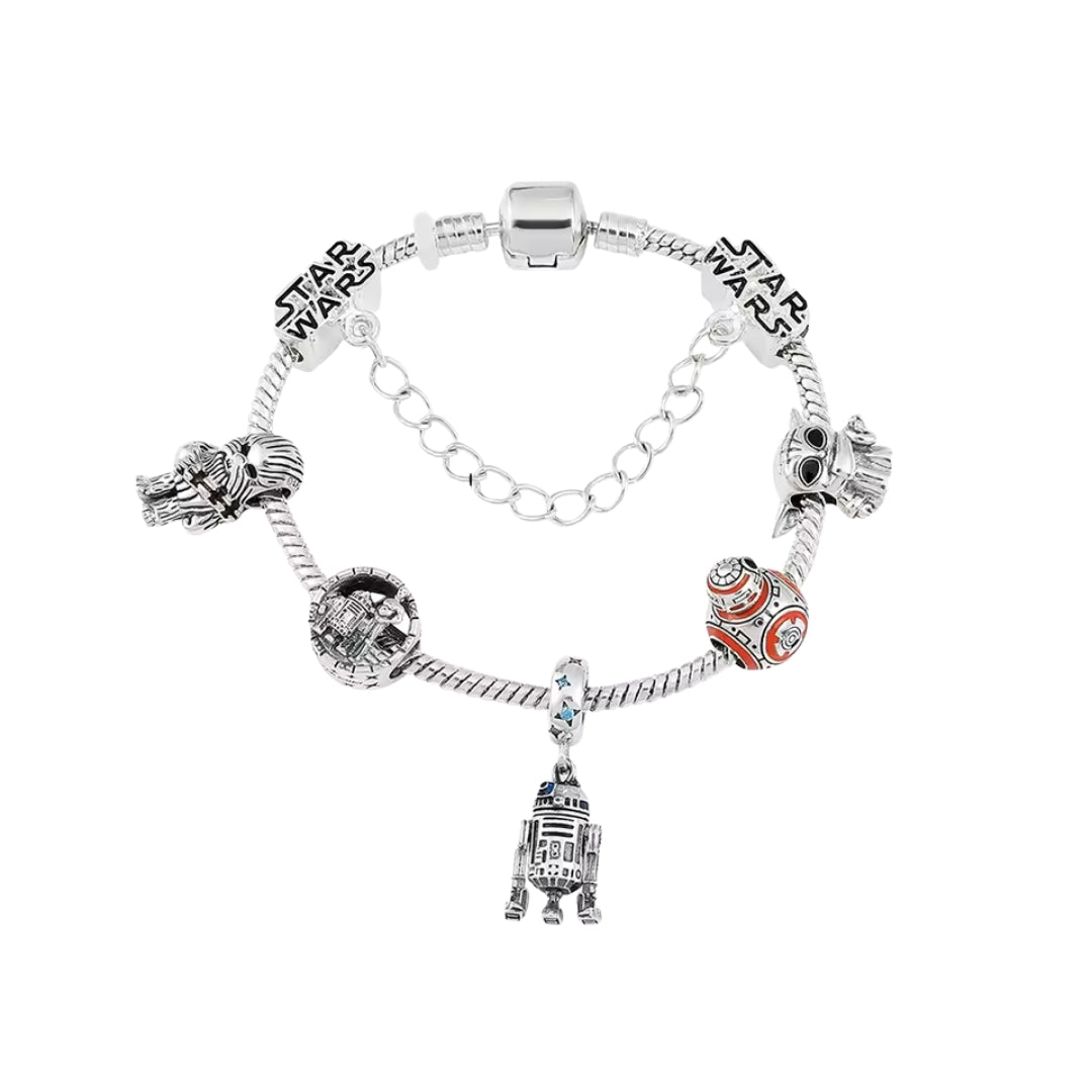 Pulsera Con Charms Star Wars (R2D2) - Star Wars