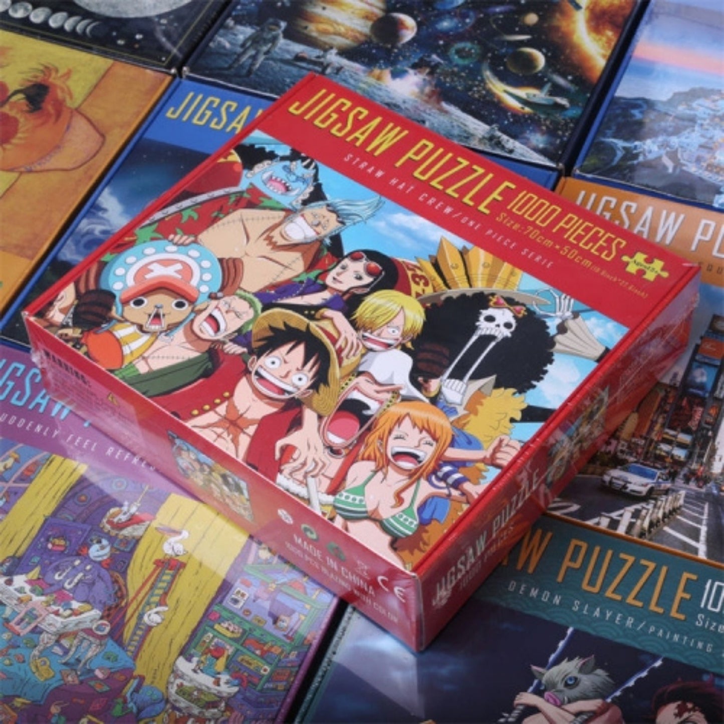 Puzzle (Rompecabeza) Nakamas Caja Roja - One Piece