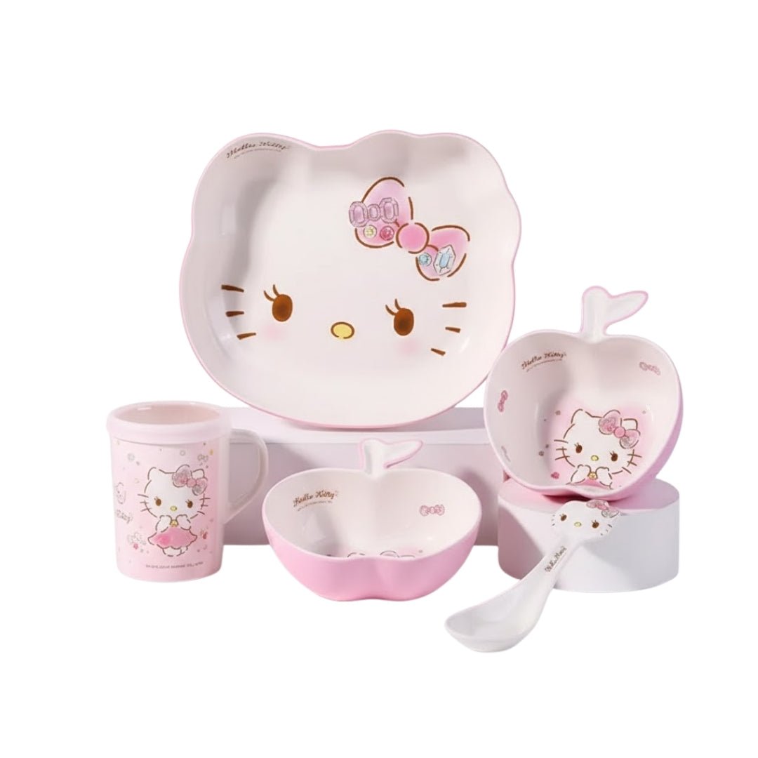 Set Vajilla Hello Kitty (4 pcs) - Sanrio / OFICIAL