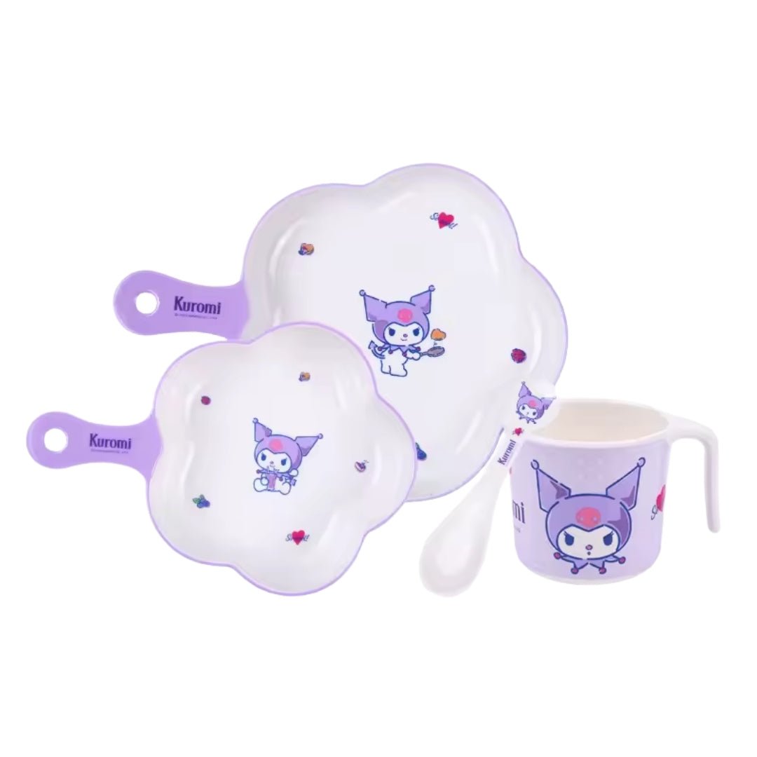 Set Vajilla Kuromi - Sanrio / OFICIAL