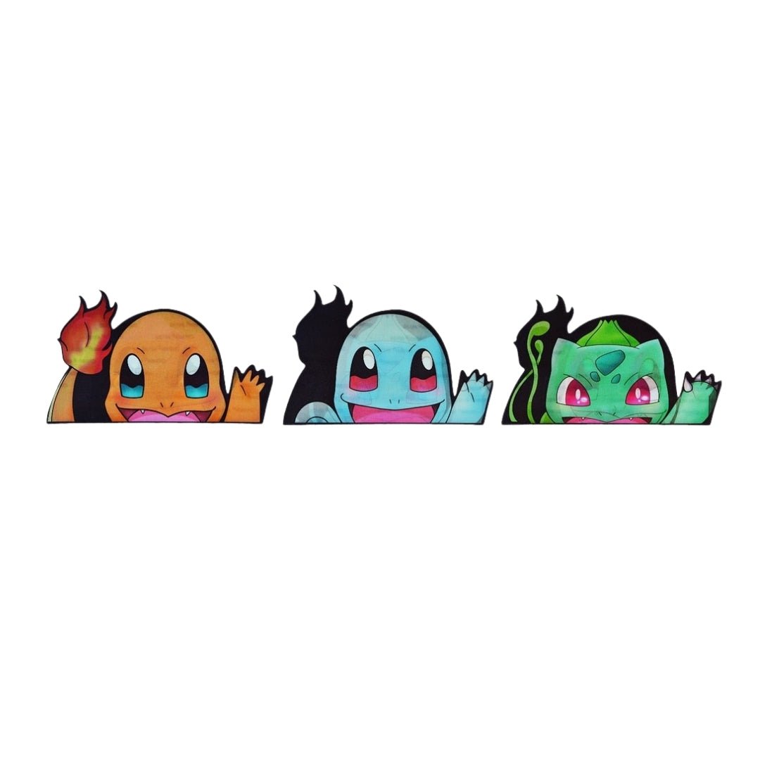 Sticker 3D Pokemon Iniciales - Pokemon