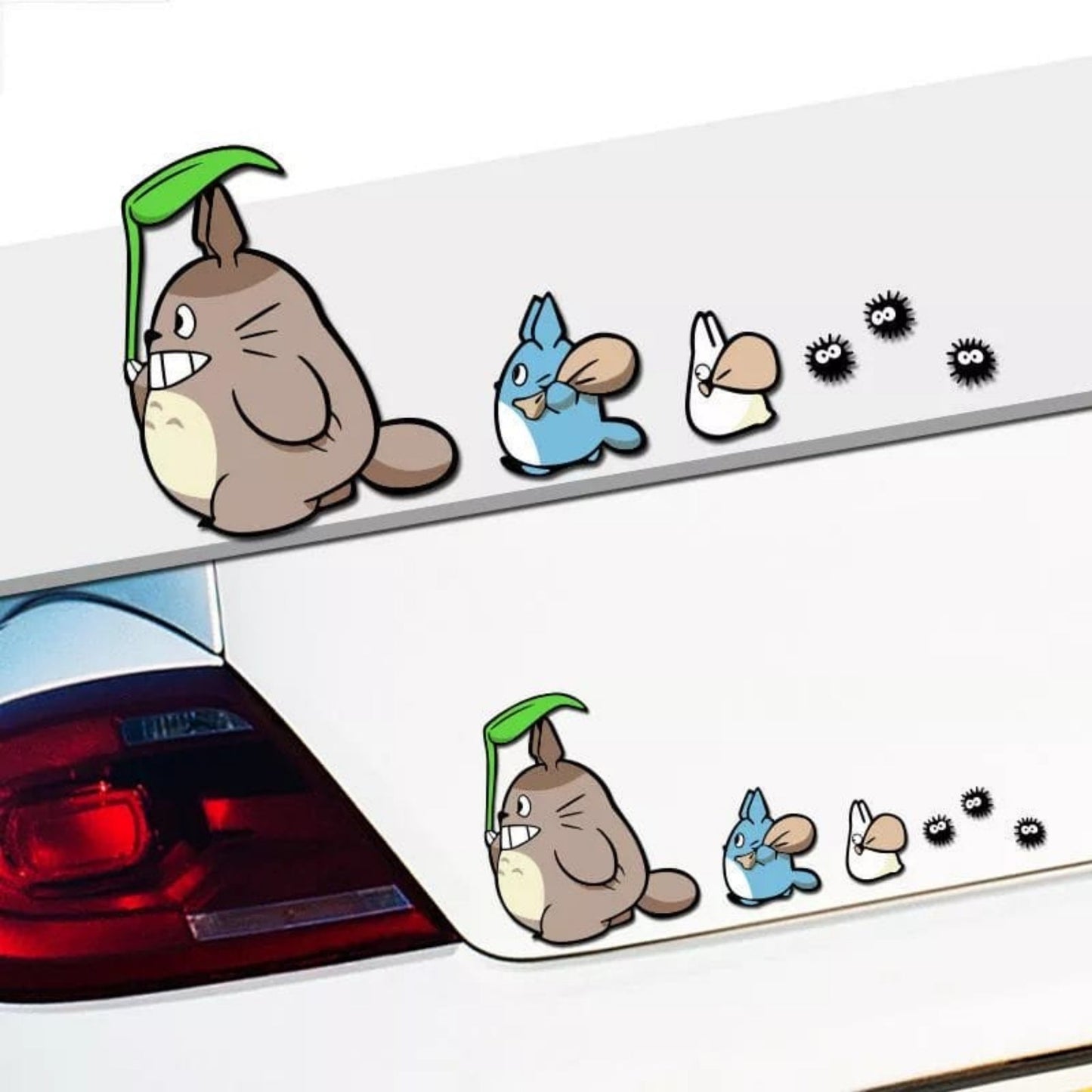 Sticker Para Carro Totoro Con Totoritos - Studio Ghibli