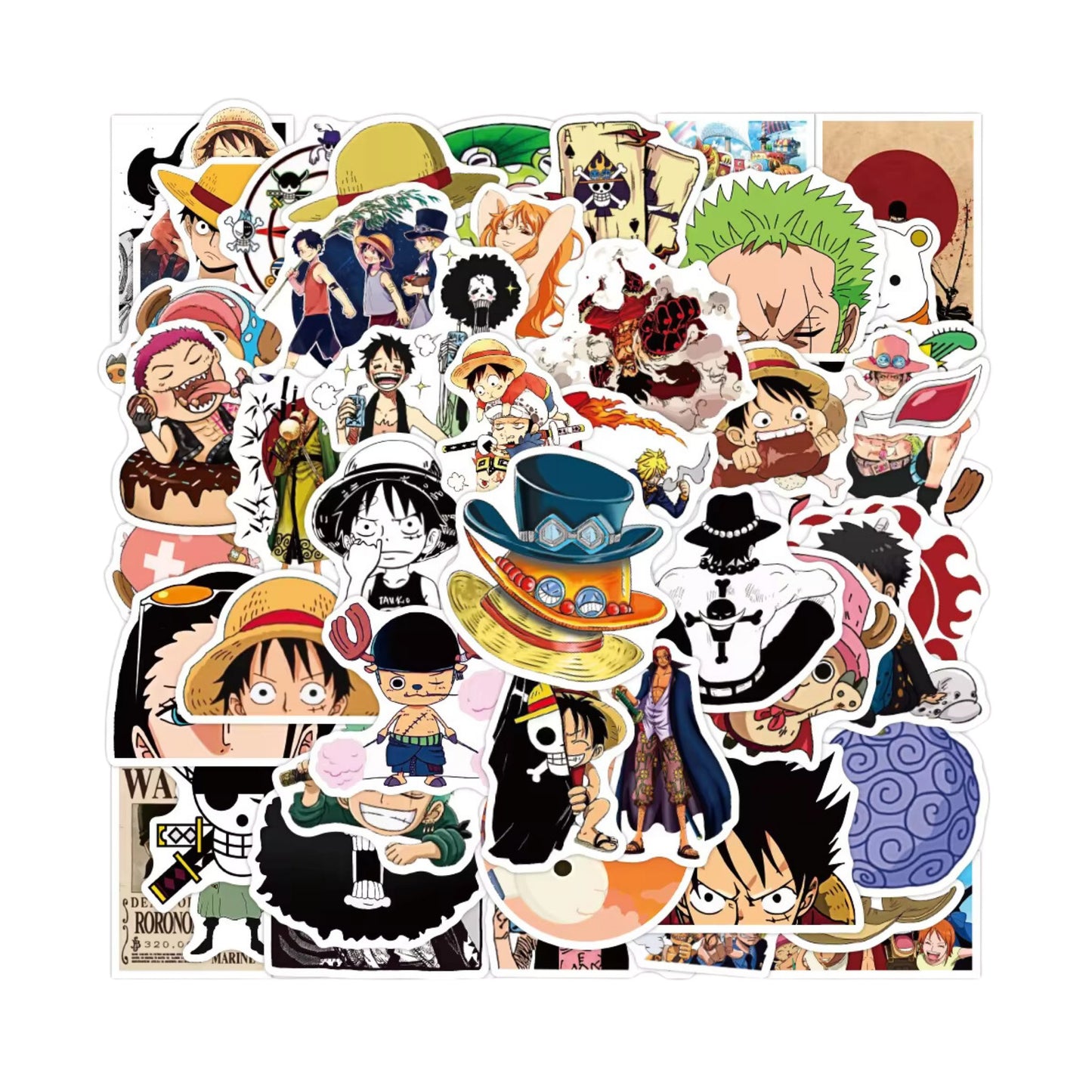 Sticker Variado One Piece 60 Unidades - One Piece
