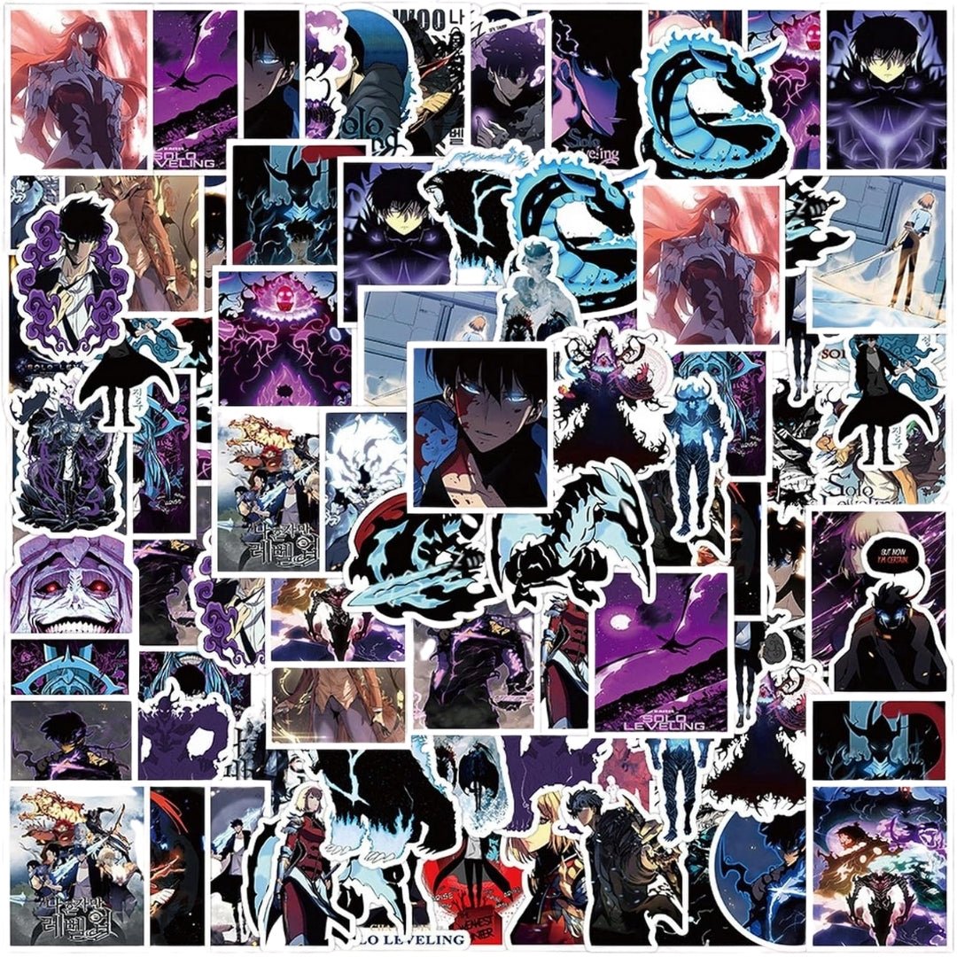 Sticker Variado Solo Leveling 50 Unidades - Solo Leveling