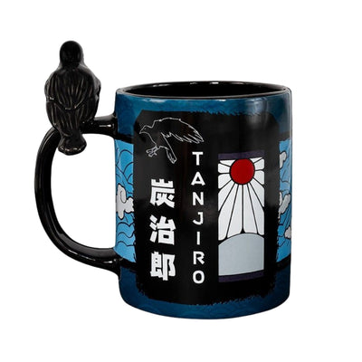 Taza Máscara Tanjiro Y Cuervo Abysse 460 ML (16 Oz) - Demon Slayer