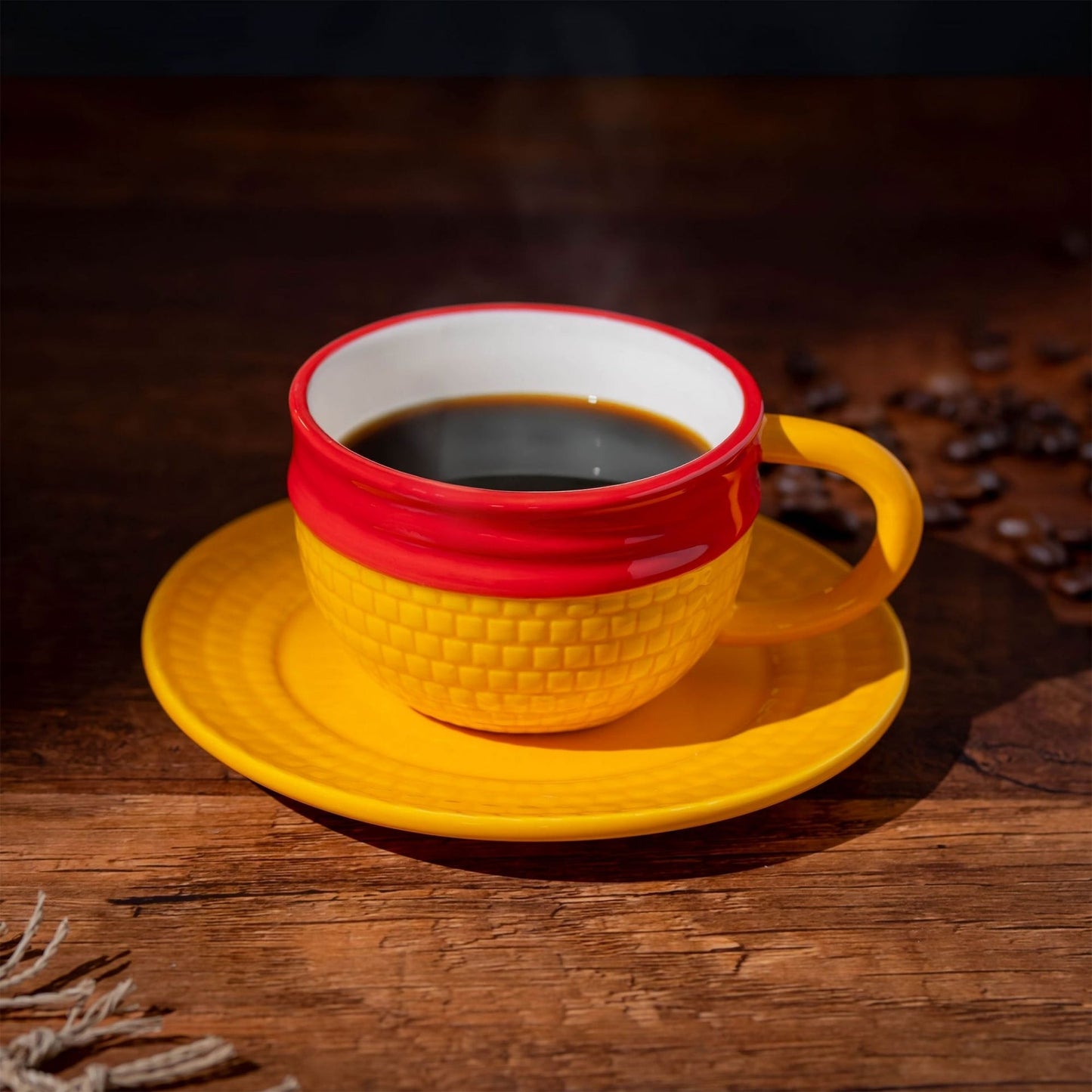 Taza Y Plato Sombrero Luffy - One Piece