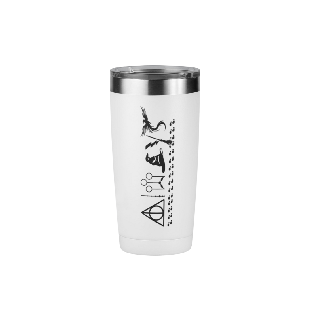 Vaso Blanco Always 20 Oz Acero Inoxidable - Harry Potter