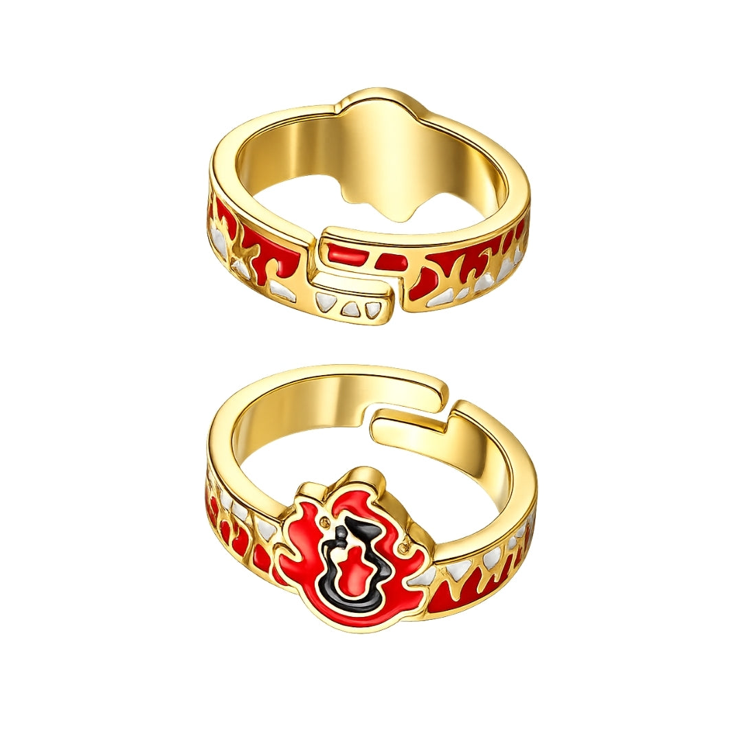 Anillo Ajustable Rengoku - Demon Slayer