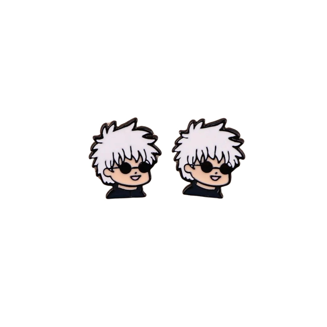 Aretes Gojo Con Lentes - Jujutsu Kaisen