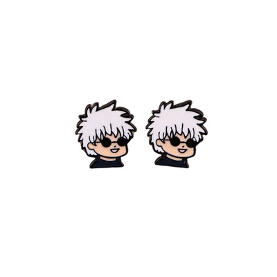 Aretes Gojo Con Lentes - Jujutsu Kaisen