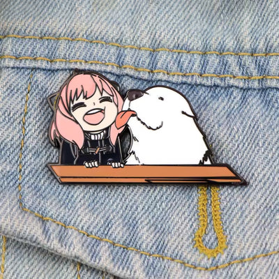 Broche / Pin Anya Beso Bond - Spy X Family