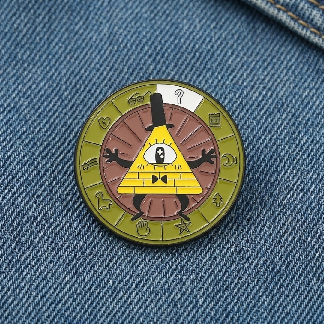 Broche / Pin Bill Cipher - Gravity Falls