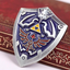 Broche / Pin Escudo Hyliano Plata #2 (Relieve) - The Legend Of Zelda