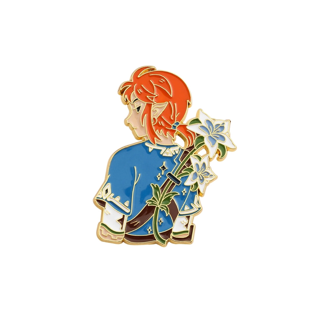 Broche / Pin Link Flores Espada - The Legend Of Zelda