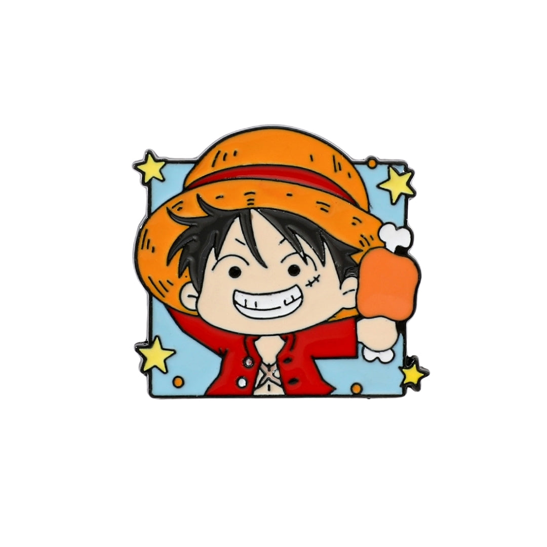 Broche / Pin Luffy Con Estrellas - One Piece