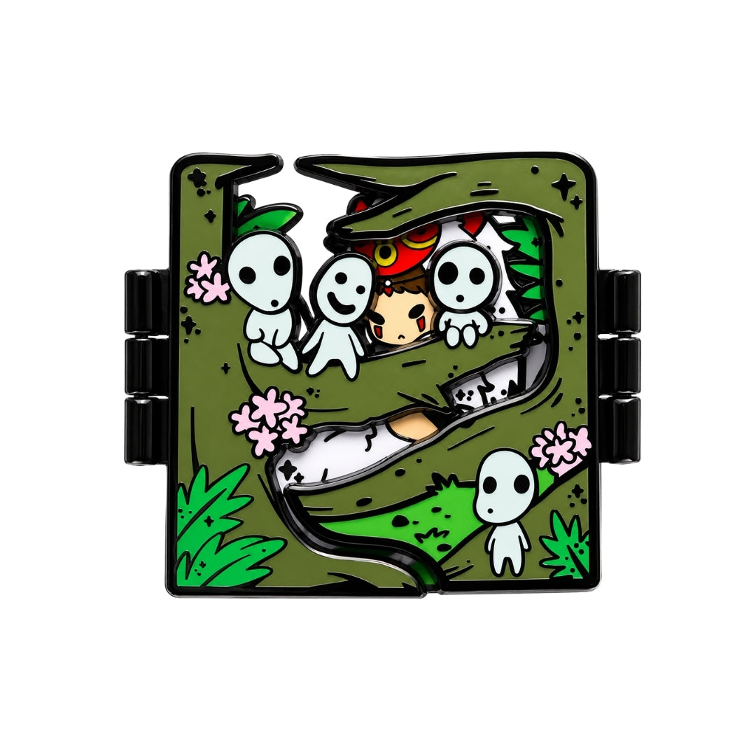 Broche / Pin Princesa Mononoke (Abre Y Cierra) - Studio Ghibli