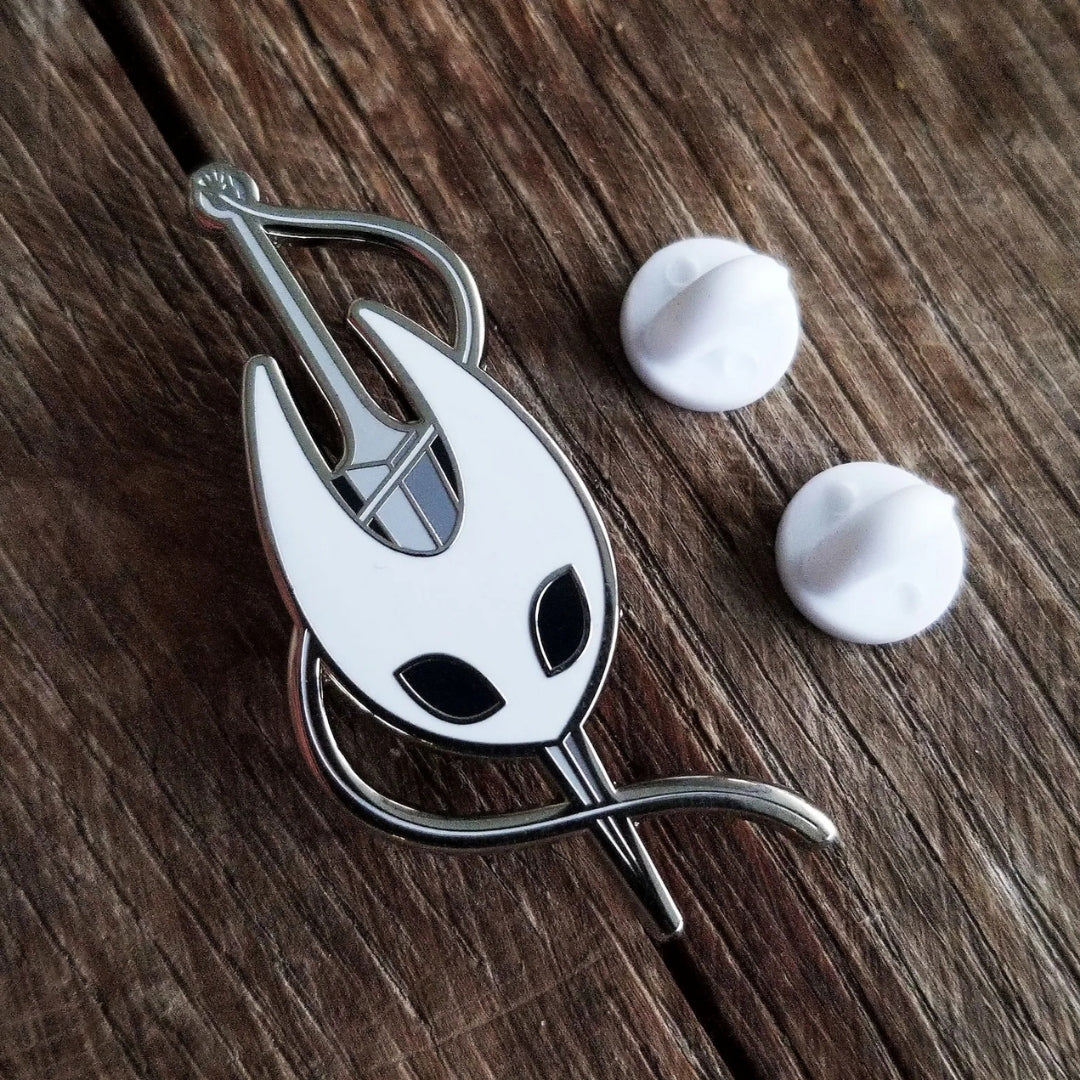 Broche / Pin Rostro Hornet Con Espada - Hollow Knight