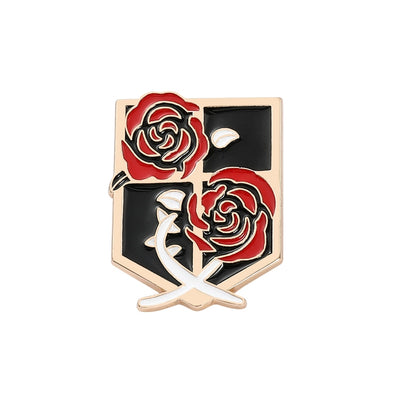 Broche / Pin Tropa Estacionaria (Negro) - Attack On Titan