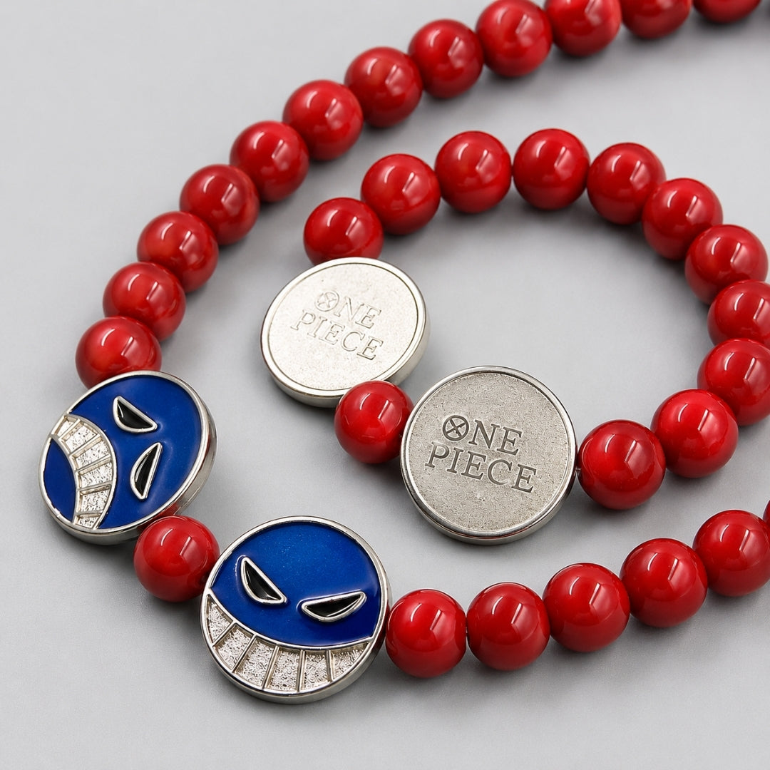 Collar Piedras Portgas D. Ace - One Piece