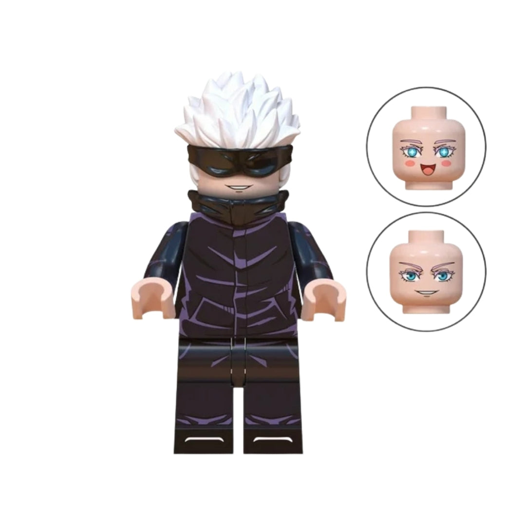 Figura Tipo Lego Gojo - Jujutsu Kaisen