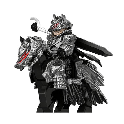 Figura Tipo Lego Guts Y Lobo De Hierro - Berserk
