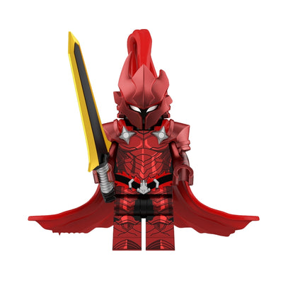 Figura Tipo Lego Igris Rojo - Solo Leveling
