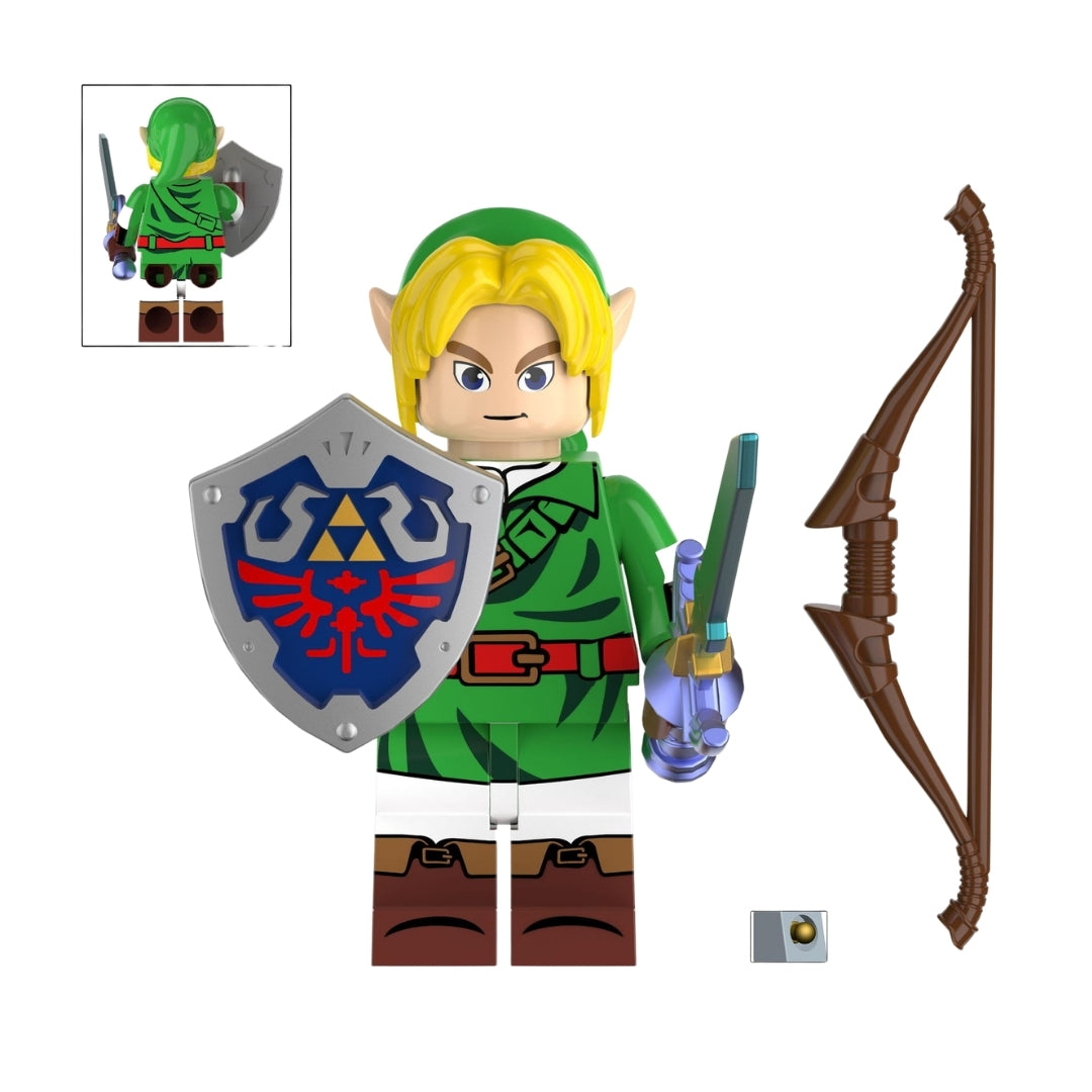 Figura Tipo Lego Link Espada Y Arco - The Legend Of Zelda